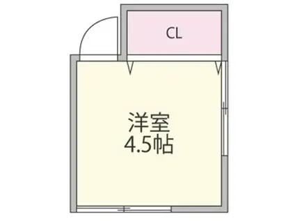 BLUE TERRACE(ワンルーム/2階)の間取り写真