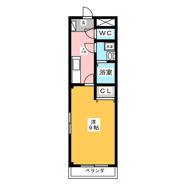 トップハウス中津川2(1K/2階)の間取り写真