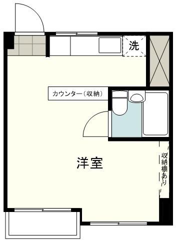 サトウビル(ワンルーム/3階)の間取り写真
