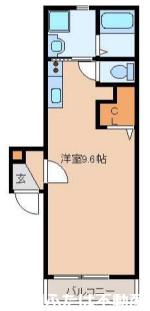 リテラ銀天町(ワンルーム/1階)の間取り写真