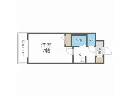 アーバンエース日本橋パル(1K/3階)の間取り写真