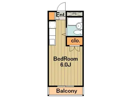 ハイムロベリア(1K/3階)の間取り写真