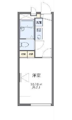 レオパレスアレグリアス(1K/2階)の間取り写真
