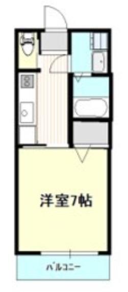 RAFFINE SAKAI(1K/2階)の間取り写真