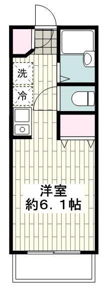 四季彩館(1K/1階)の間取り写真