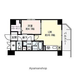 クラシスト播磨町(1LDK/3階)の間取り写真