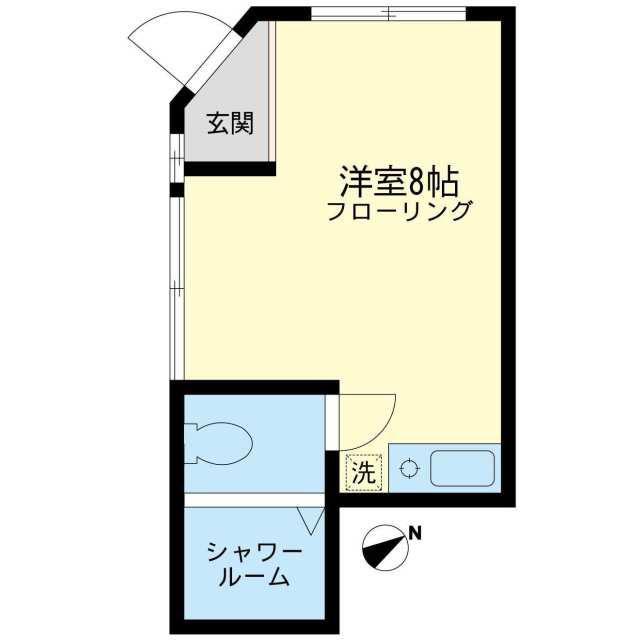 ネオステージ入江(ワンルーム/1階)の間取り写真