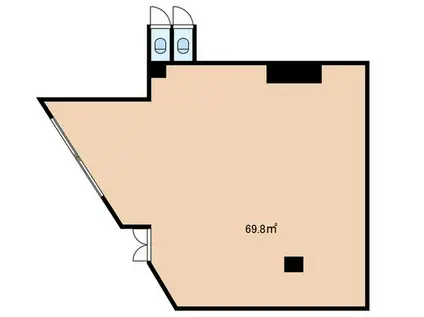 ストーク相模原(ワンルーム/1階)の間取り写真