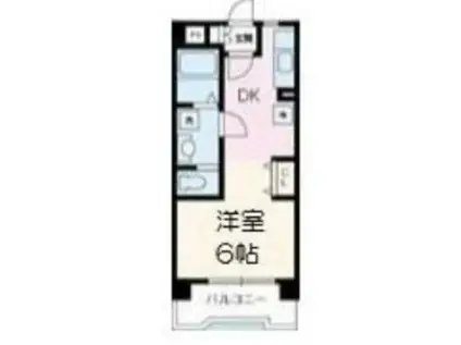 ライブリー池袋(1DK/4階)の間取り写真