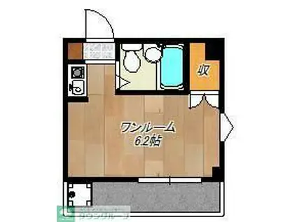 ボーテ日吉SUN(ワンルーム/3階)の間取り写真