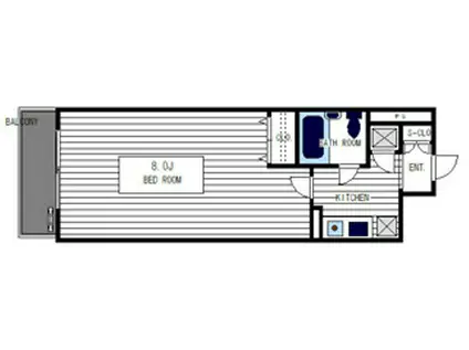 アドリーム横浜初音(1K/5階)の間取り写真