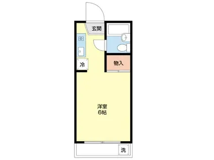 第十一安藤マンション(1K/2階)の間取り写真