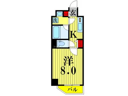クレヴィスタ梅島(1K/3階)の間取り写真