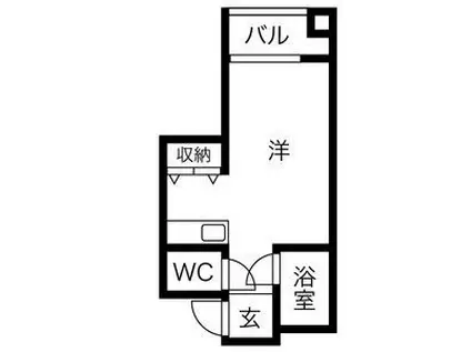 M・Yビル(1K/4階)の間取り写真