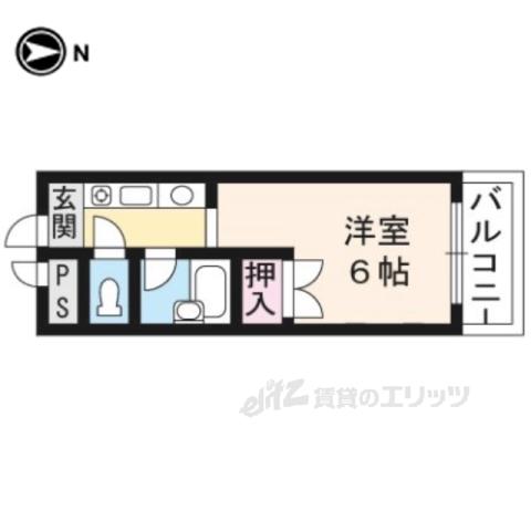 サントピアZEN(1K/3階)の間取り写真