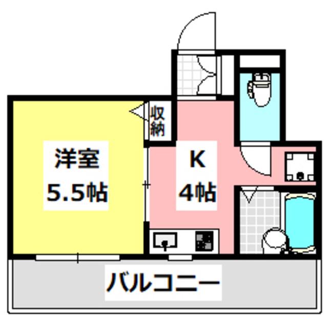 マ・メゾン(1K/3階)の間取り写真