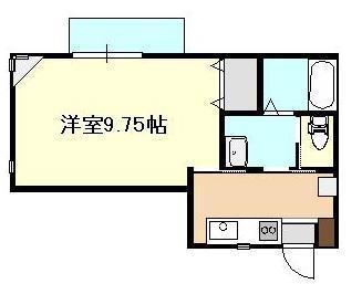 エクセレント向日葵(1K/2階)の間取り写真