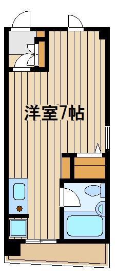 プラド大泉(ワンルーム/3階)の間取り写真