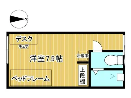 プラサーダOTANI(ワンルーム/1階)の間取り写真