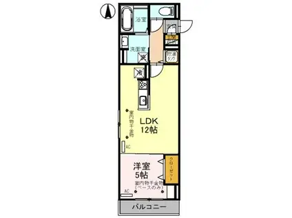 D-RESIDENCE諸江I(1LDK/3階)の間取り写真