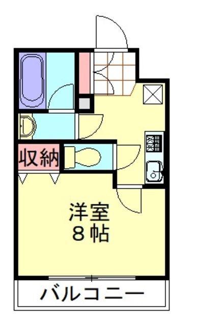 AZEST西高島平(1K/3階)の間取り写真