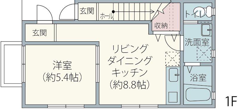 剣閣 岩清水(1LDK/1階)の間取り写真
