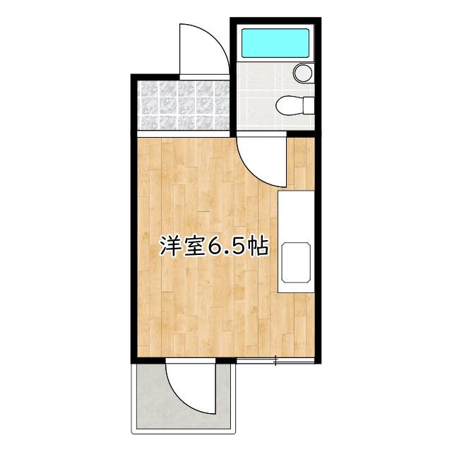プレアール古市駅前(1K/3階)の間取り写真