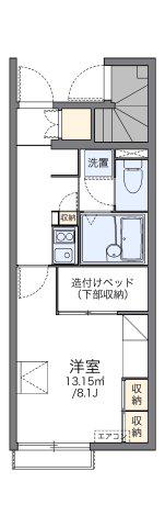 レオパレスシュガーハイム(1K/1階)の間取り写真