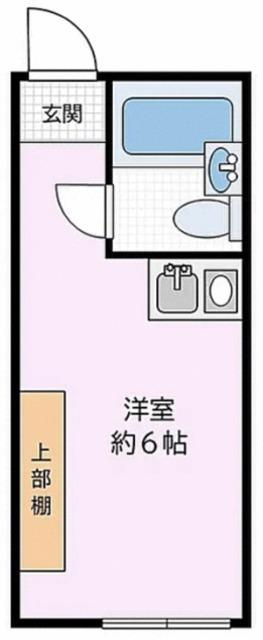 プレステージ中井(ワンルーム/1階)の間取り写真
