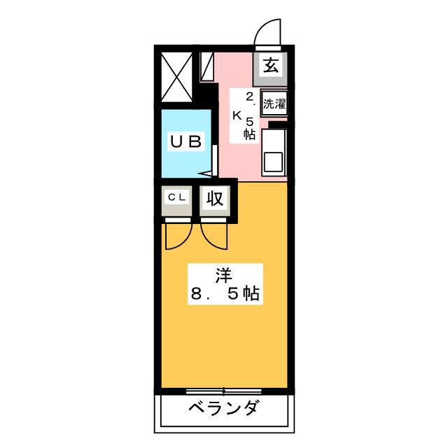 レジデンスTL西荘(1K/3階)の間取り写真