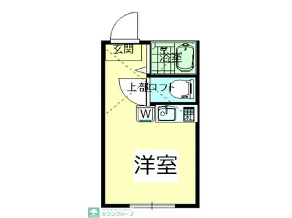 G・Aヒルズ藤ヶ丘(ワンルーム/2階)の間取り写真