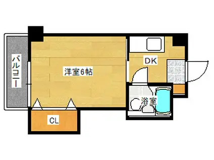 サンクレオアイ(1K/3階)の間取り写真