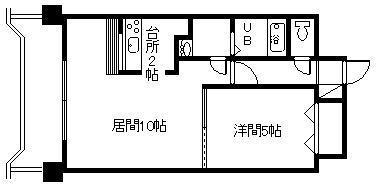 ノルテ6条通(1LDK/5階)の間取り写真