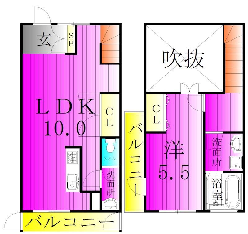 KASHIWANOHA HYGGEカシワノハ ヒュッゲ(1LDK/1階)の間取り写真