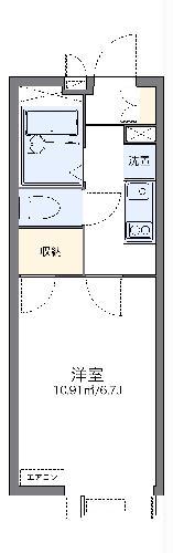 レオパレスホーリー(1K/2階)の間取り写真