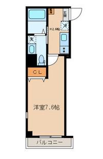 OX RESIDENCE(1K/2階)の間取り写真