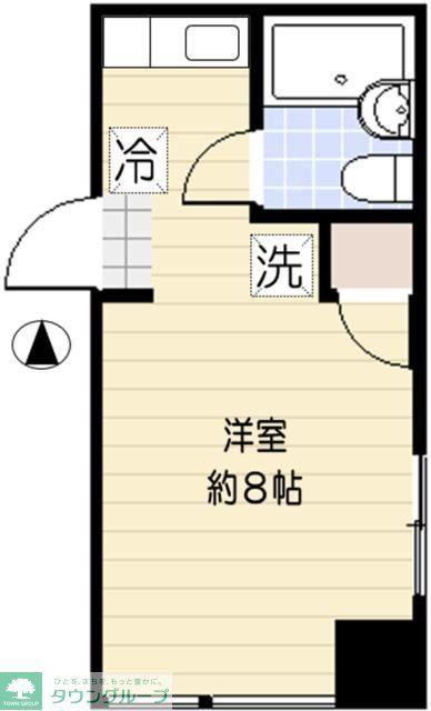 アクティブライフ(ワンルーム/1階)の間取り写真