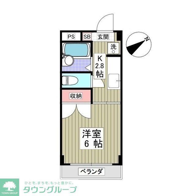 MESON STARCK(1K/1階)の間取り写真