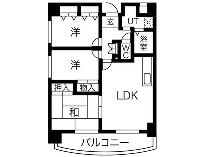 パークコートたかしょう(3LDK/5階)の間取り写真