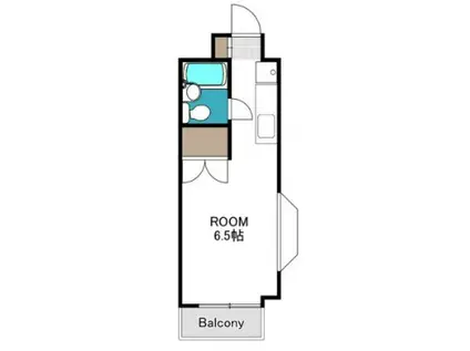 水引88(ワンルーム/2階)の間取り写真