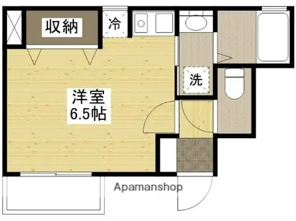 DER GLANZ.Y2松川公園前(ワンルーム/3階)の間取り写真