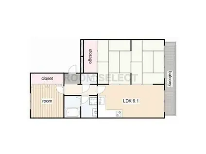 ノヴァ宝ケ丘II(3LDK/1階)の間取り写真