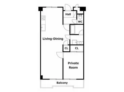 ル・モンド交成(2LDK/3階)の間取り写真