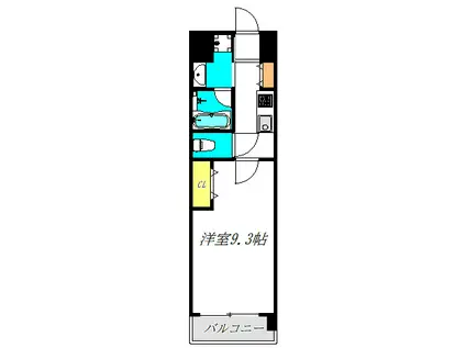 ノース VILLAGE BIRTH PLACE(1K/6階)の間取り写真