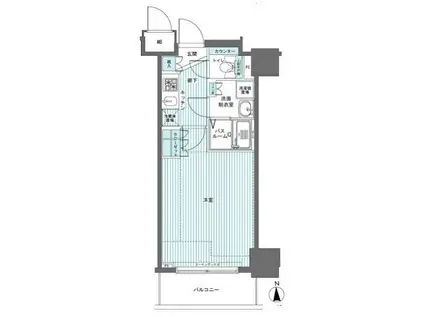 フェニックス西参道タワー(1K/5階)の間取り写真