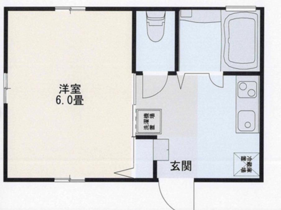 パルティール弘明寺(1K/1階)の間取り写真