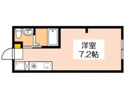 シーモ南観音(ワンルーム/1階)の間取り写真