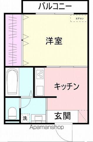 JR和歌山線 粉河駅 徒歩5分 2階建 築4年(1K/2階)の間取り写真