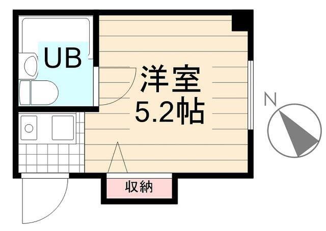 アーバンクレスト板橋(ワンルーム/4階)の間取り写真