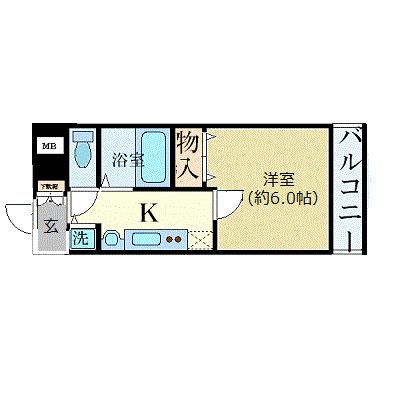 プレサンス新栄リミックス(1K/3階)の間取り写真